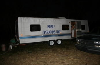It is dark at Hooterville