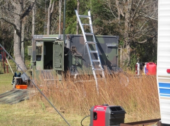 N9OKV's transportable communications central on the air.