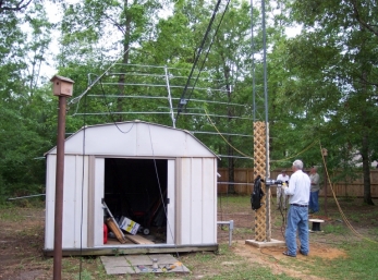 W5RWF GETTING READY TO RAISE THE NEW ANTANA